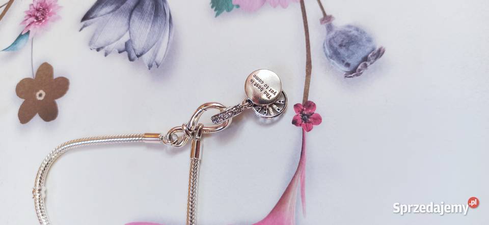 Bransoletka nieskończoność Zawieszka Migoczące Warszawa sprzedam