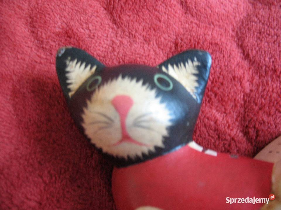 KOT Drewno lekka Figurka Tradera Japonia 6 x 14 Siedlce