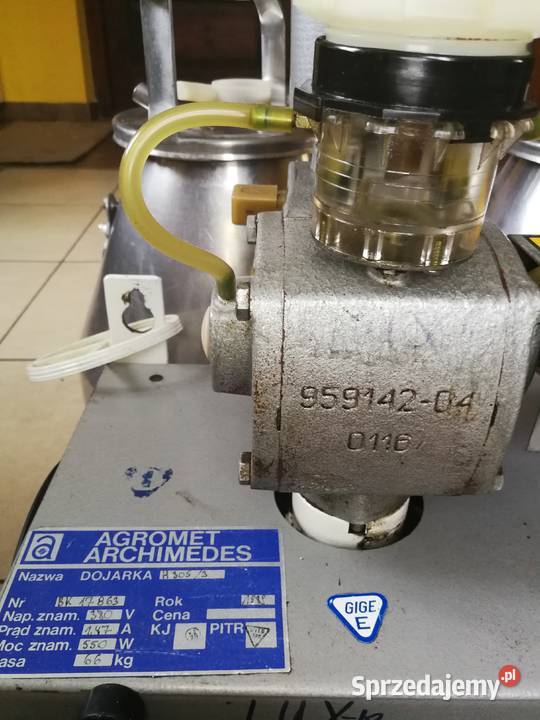 Dojarka konwiowa Alfa Laval Jedwabne