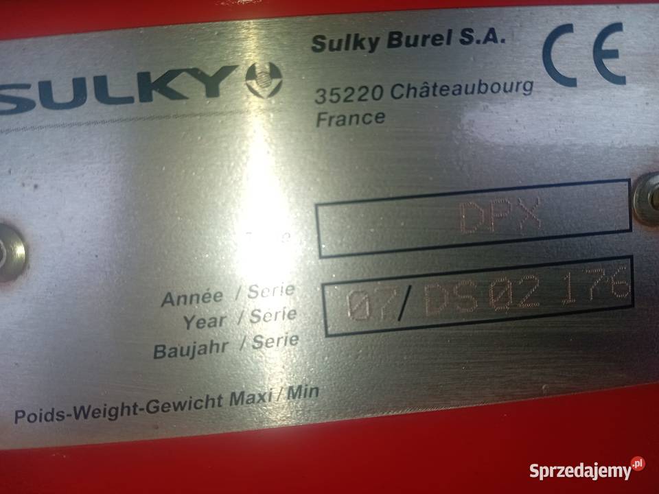 Rozsiewacz Sulky DPX 70 Years Chojewo sprzedam