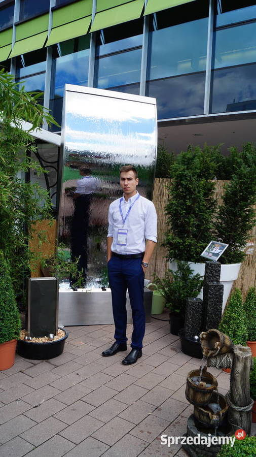 Fontanna Ściana wodna ze stali nierdzewnej 300 sprzedam