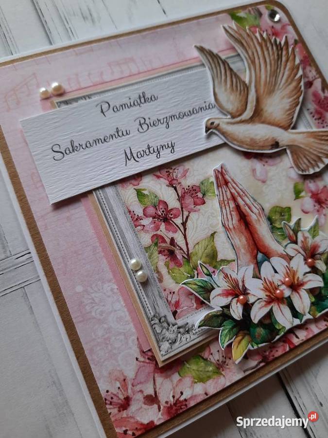 Kartka personalizowana bierzmowanie lubelskie Pogonów