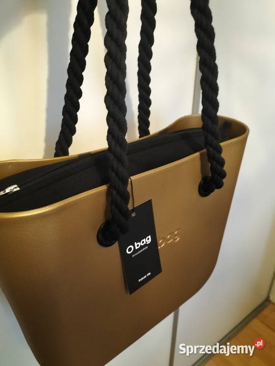 Obag przepiękna standard gold w czerni sprzedam
