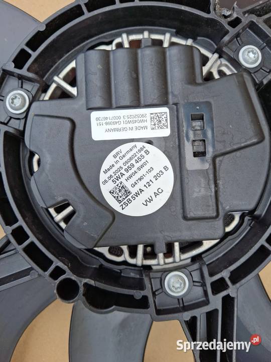 VW AUDI SKODA WENTYLATOR CHŁODNICY OBUDOWA
