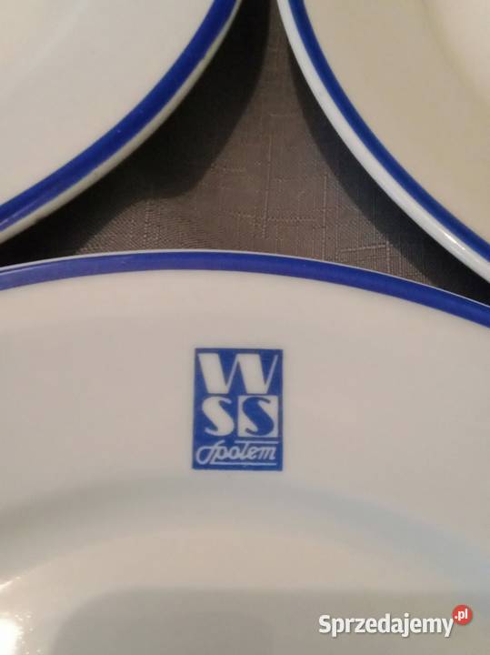 Talerze WSS Społem Prl Łódź sprzedam