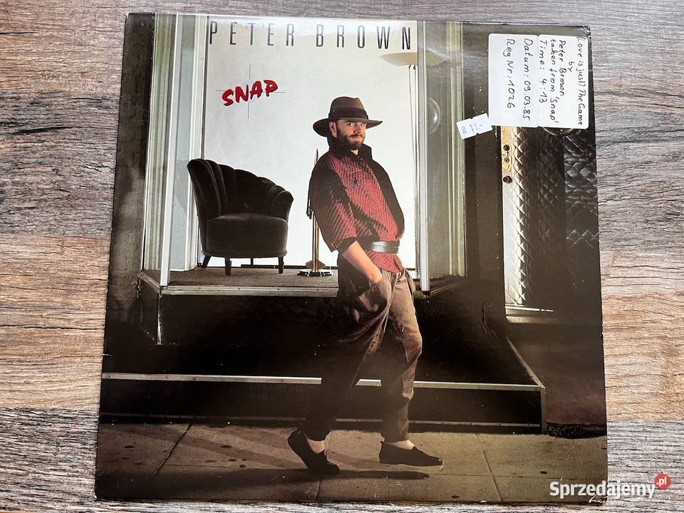 Peter Brown Snap funk synthpop disco Błażejowice sprzedam