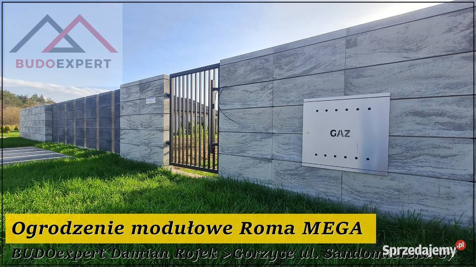 Nowoczesny bloczek na ogrodzenie Joniec ROMA Nisko