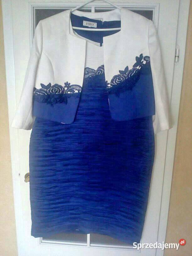 elegancka koronkowa stylowa ołówkowa sukie Limanowa sprzedam