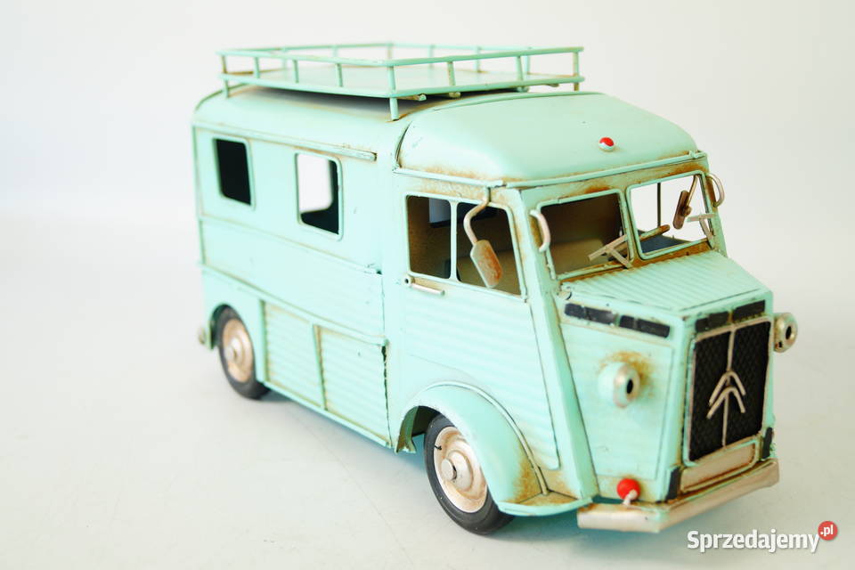 Metalowy pojazd start samochód Citroen BUS retro Gizałki
