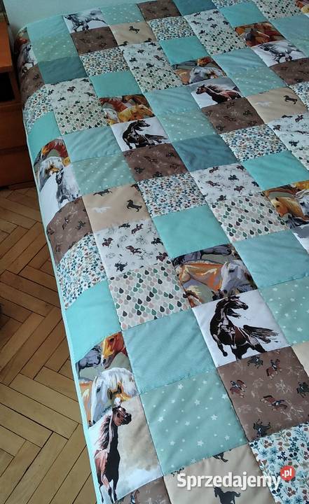 Narzuta patchwork 140200 Konie Olsztyn