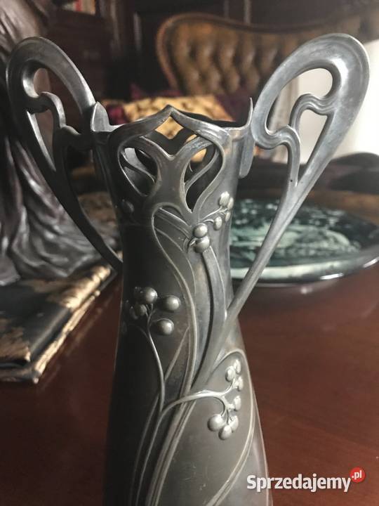 Wazon metalowy ART Nouveau Tarnów sprzedam