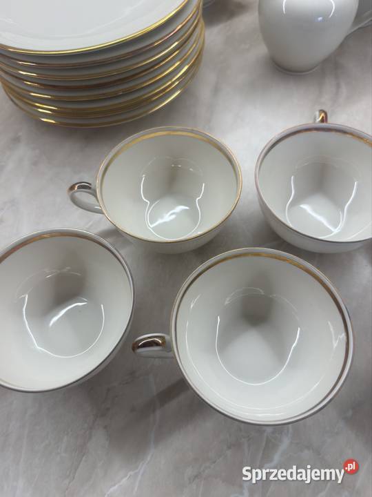 Zestaw kawowy Ecru Shumann arzberg Bavaria 8 Biłgoraj