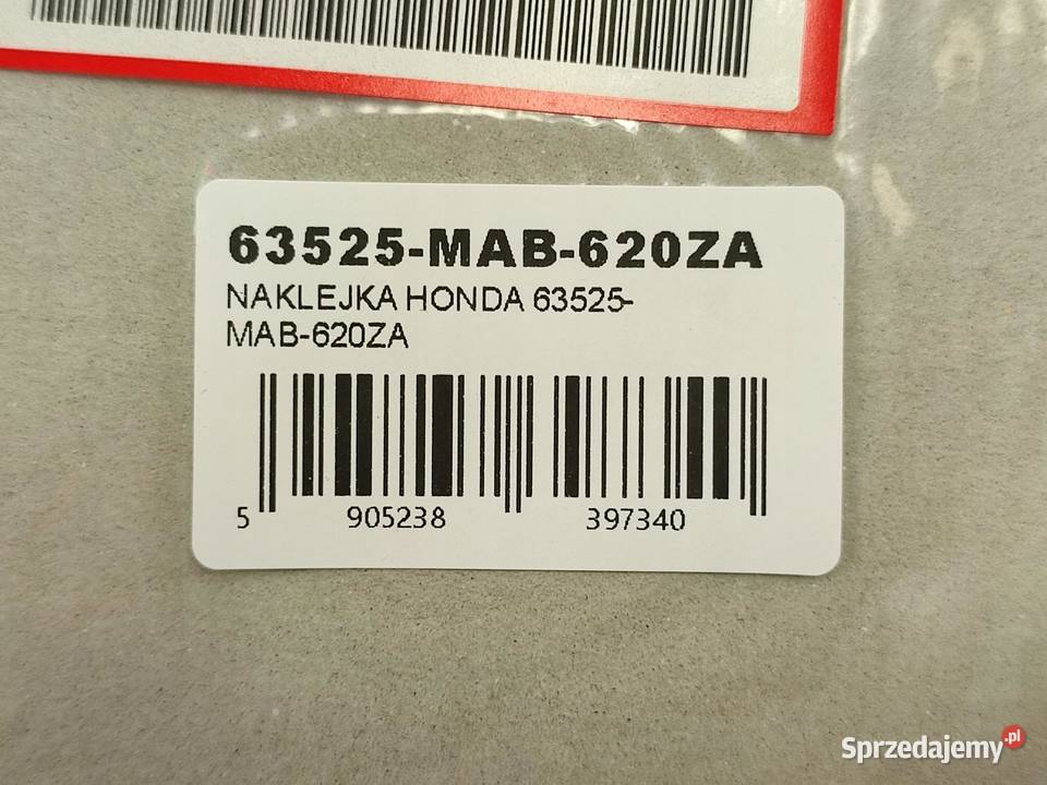 NAKLEJKA ZADUPEK PR STR HONDA XL600V TRANSALP 90