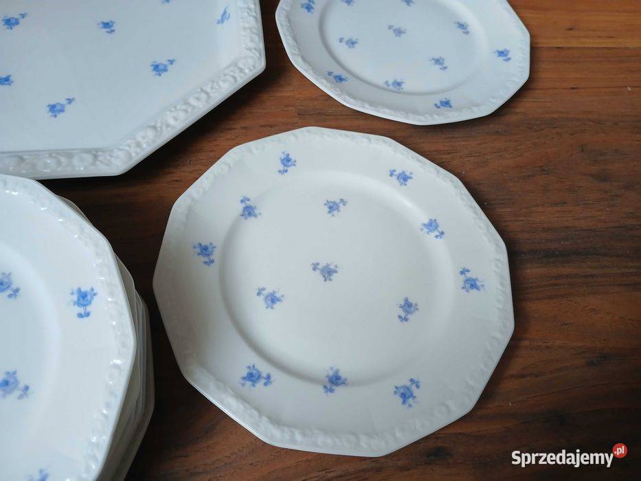 Stary zestaw deserowy Rosenthal patera plus 10 Kraków