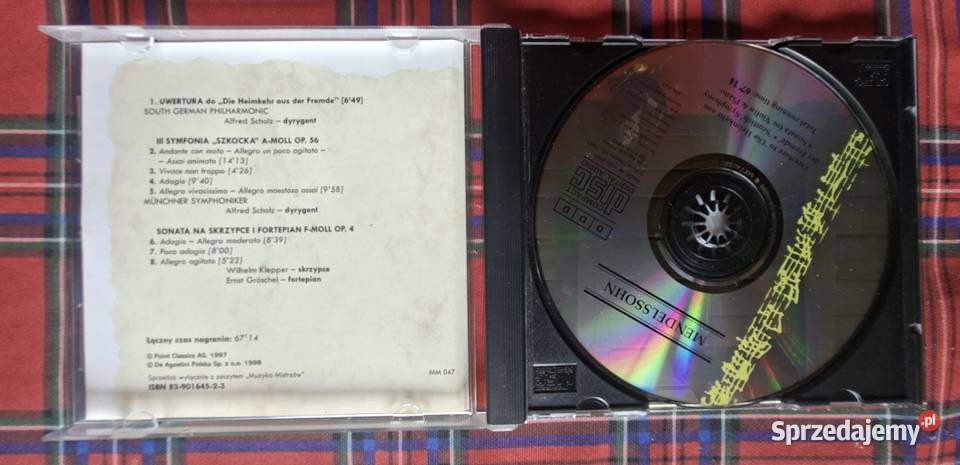Muzyka mistrzów Mendelssohn Muzyczne pocztówki klasyczna Kraków