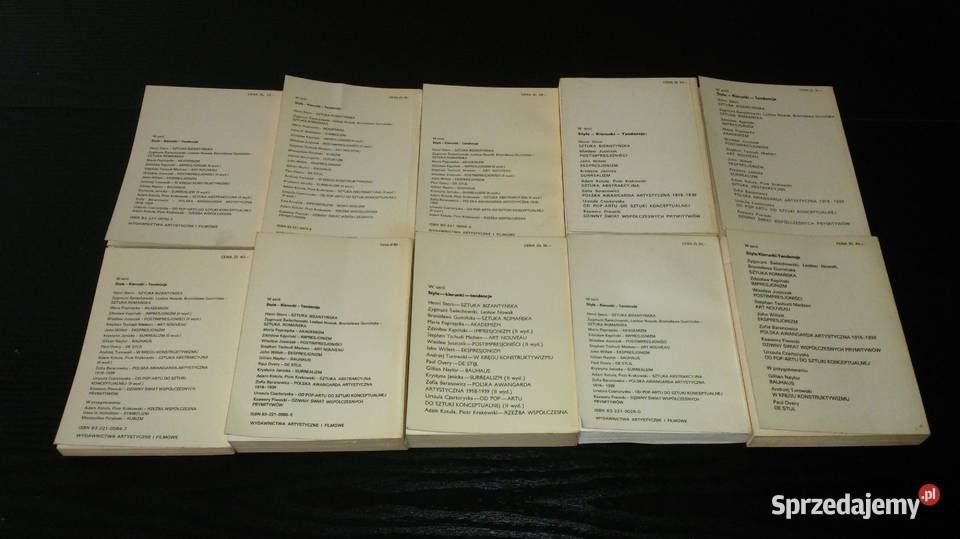 Książki z serii Style Kierunki Tendencje Zielona Góra