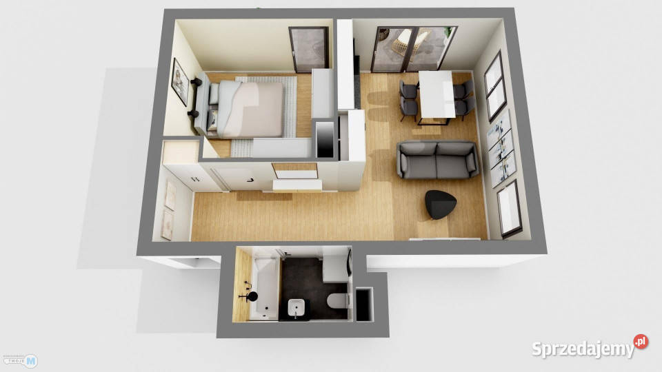 Mieszkanie 413m2 2pokojowe Kielce