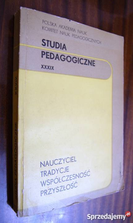 Stefan Wołoszyn Studia pedagogiczne t XXXIX Książki naukowe i popularnonaukowe Parczew