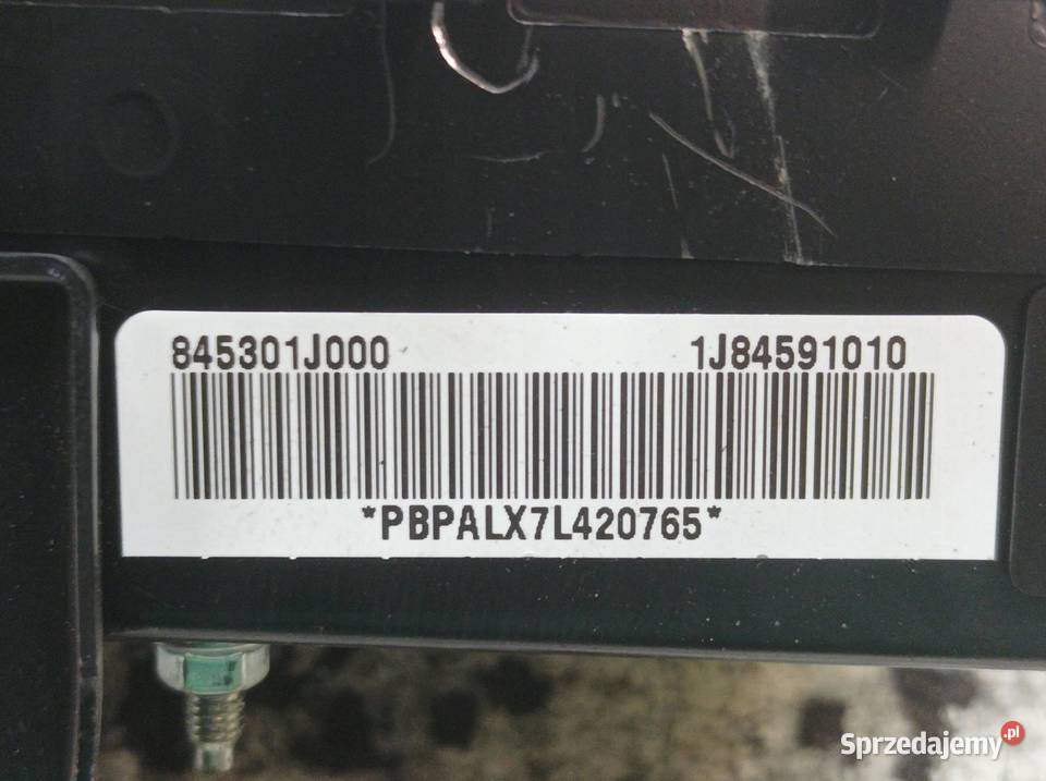 PODUSZKA POWIETRZNA AIRBAG PRAWA PASAŻERA DESKI