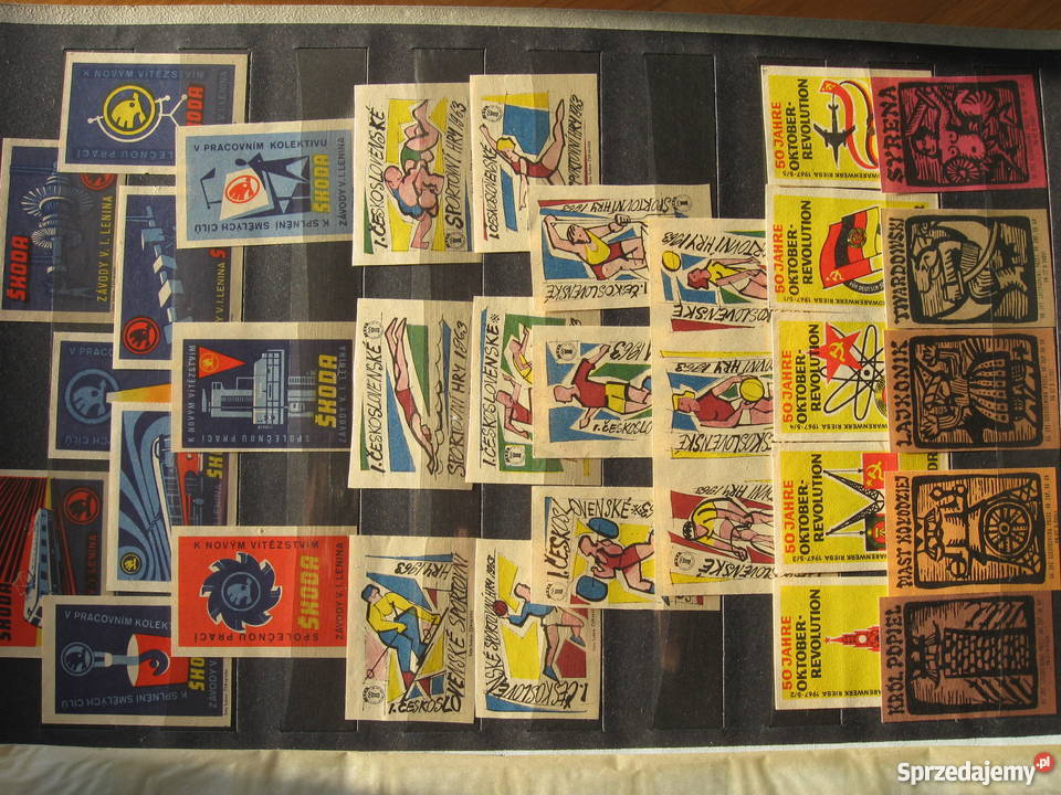 Kolekcja etykiet zapałczanych sprzedam