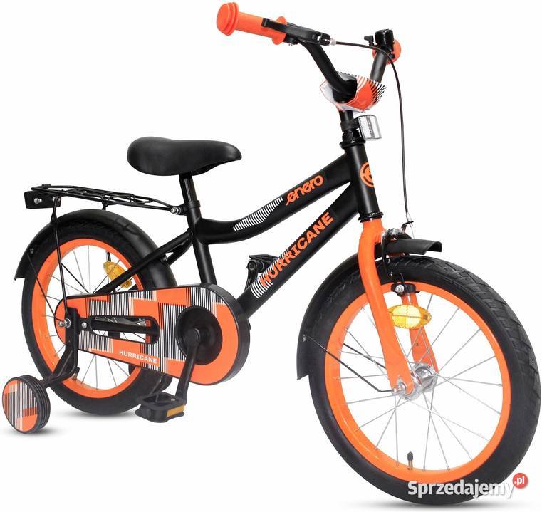 Rower dziecięcy 16 z bocznymi kółkami ENERO Dębica