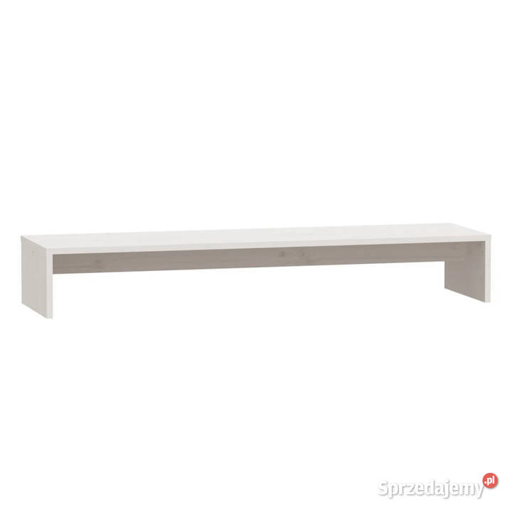 Podstawka na monitor biała 100x27x15 lite drewno Warszawa