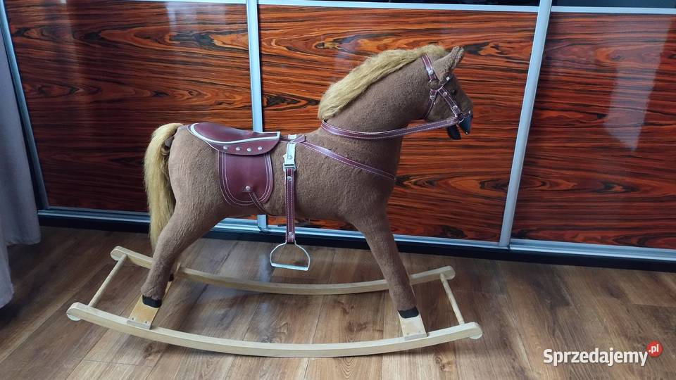 Koń na biegunach zabawka Roźwienica