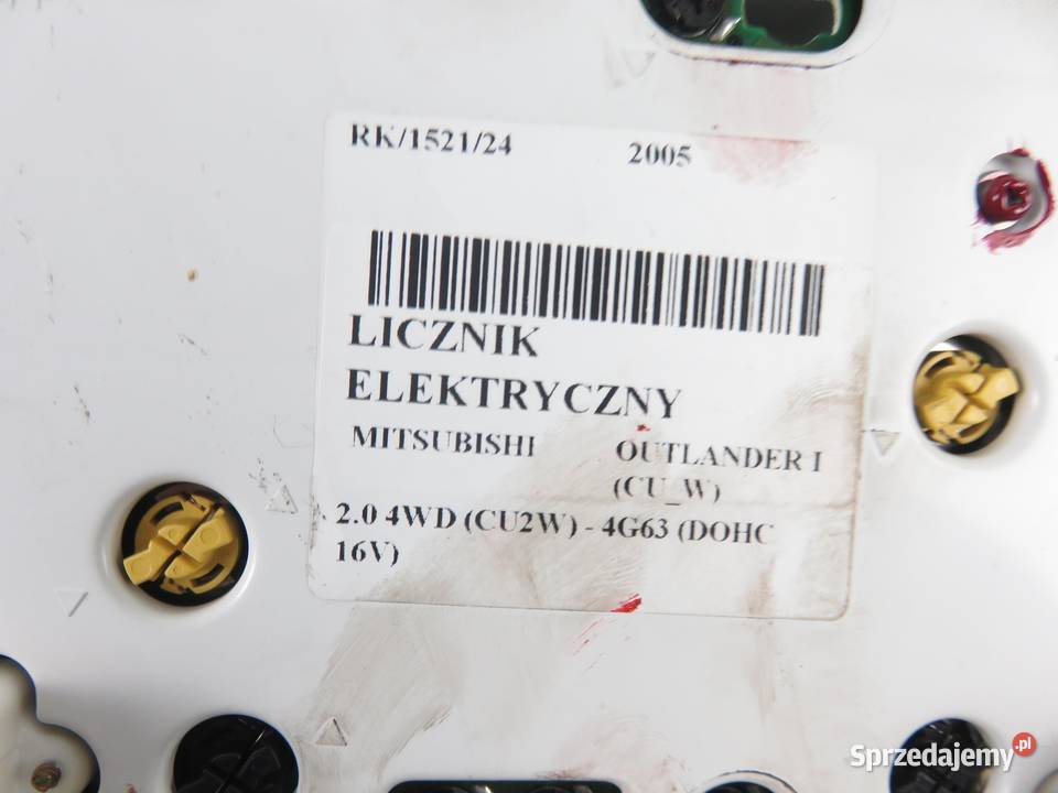 LICZNIK MITSUBISHI OUTLANDER 24 4WD 8100A089 Motoryzacja małopolskie