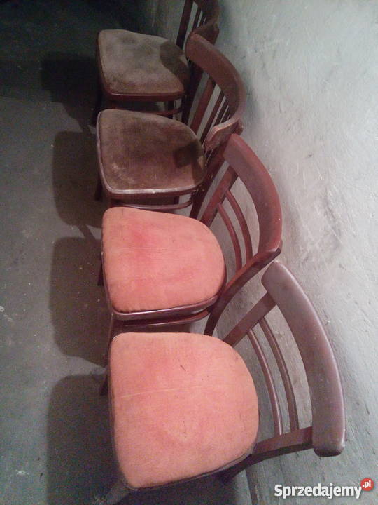 OKAZJA krzesło PRL krzesła 4sztuki Zabrze
