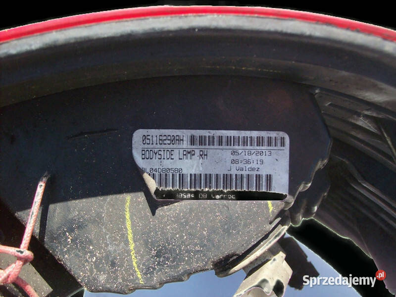 Dodge Journey Tylna lampa prawa prawy tyl osobowe Mińsk Mazowiecki