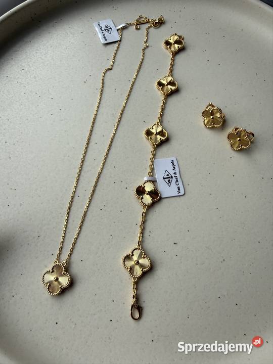 Zestaw na van Cleef arpels bransoletka naszyjnik Brzeg sprzedam