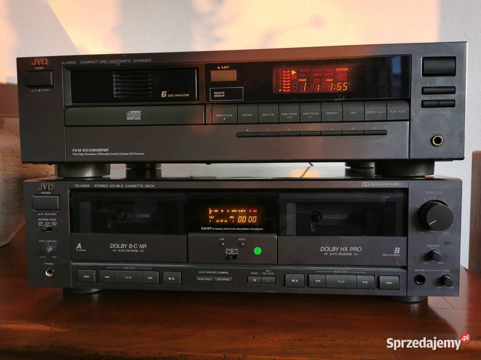 JVC stereo cassette deck TDW 505 podkarpackie Mielec
