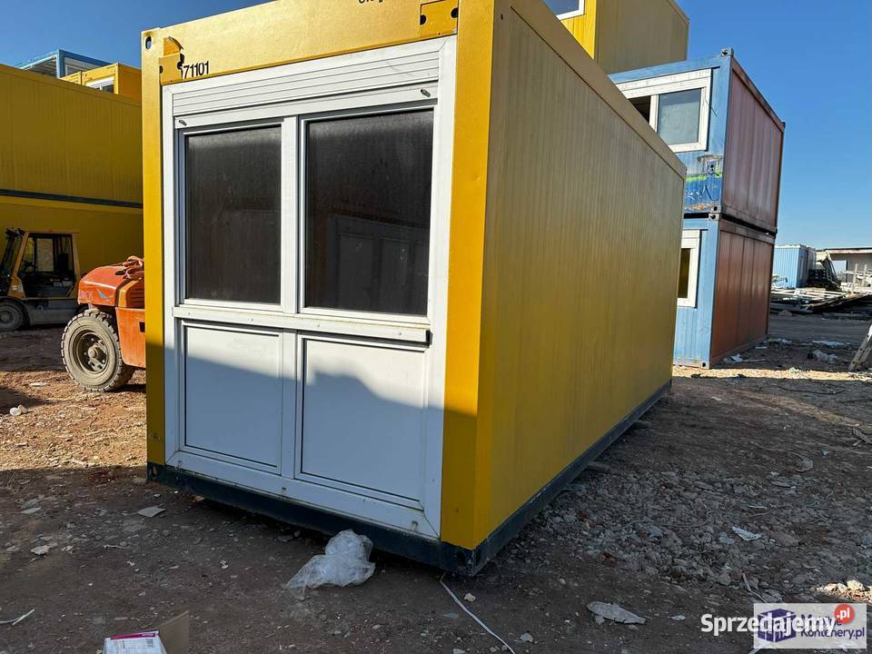 KONTENER BIUROWY SZATNIA ZAPLECZE BUDOWY Biuro