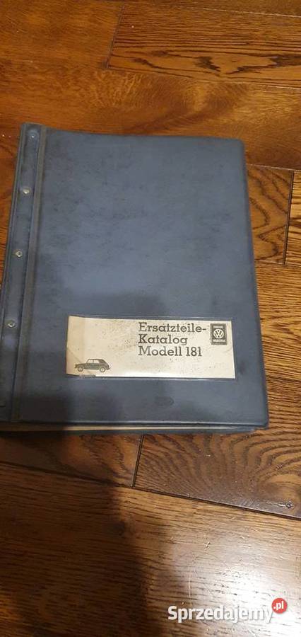 vw typ 181 kubelwagen katalog części 1971 Rok produkcji 1971 łódzkie Łódź