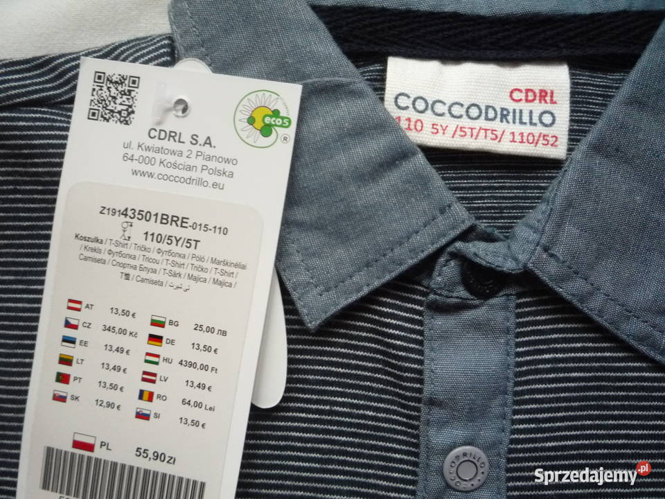 NOWA Coccodrillo 110 Bluzka Polówka Paski Szczecin