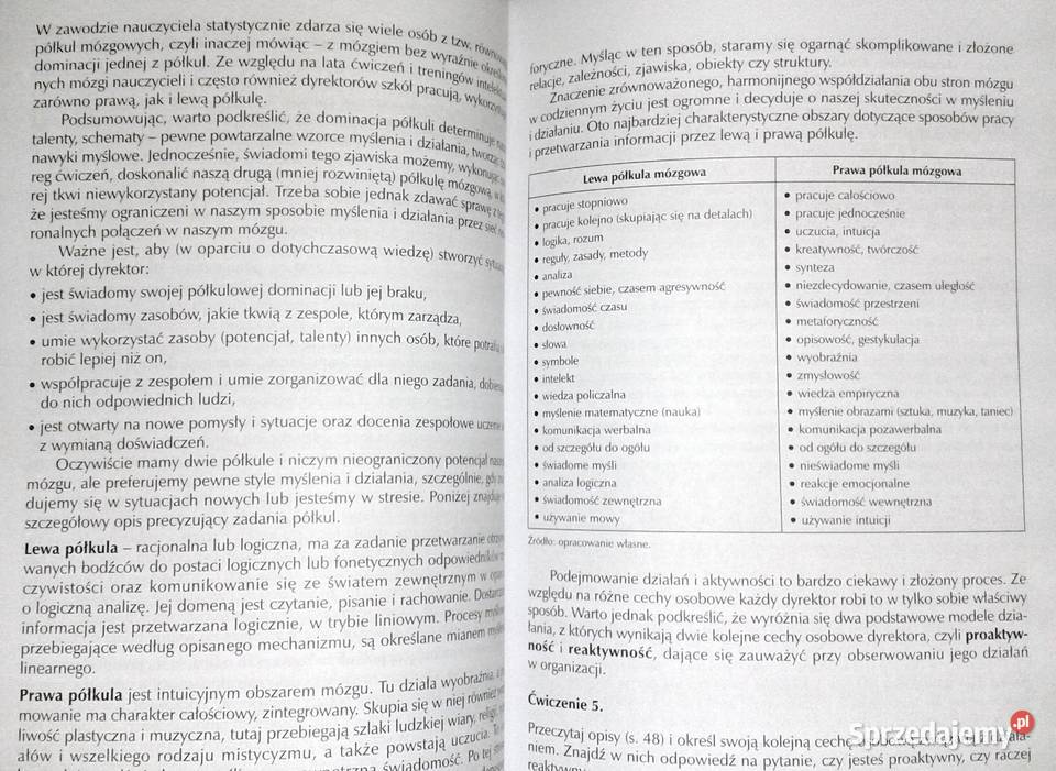 Cechy osobowe dyrektora szkoły a styl Chełm