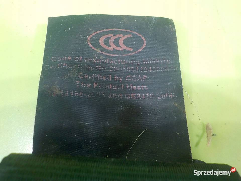 PEUGEOT 207 LIFT 10r HB 3D pas bezpieczenstwa Pasy bezpieczeństwa Suków