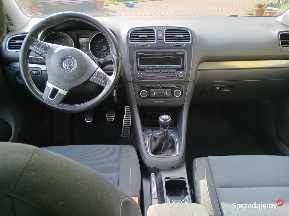 VW GOLF 6 STYLE 2011r 16 TDI BlueMotion kurtyny powietrzne lubelskie Łuków