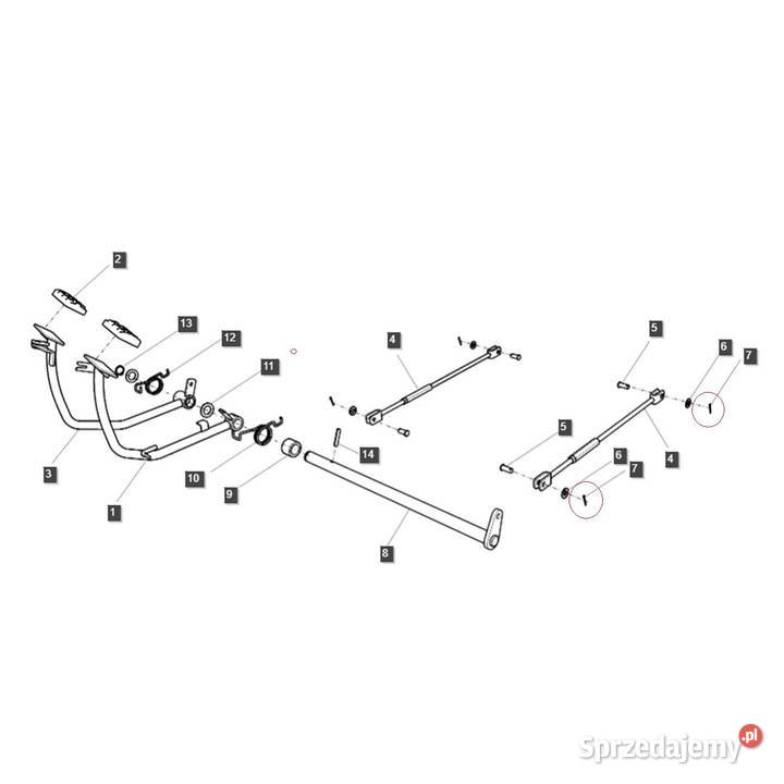 Zawleczka 30x2 mm LS XJ25LS MT125LS MT335LS Tajęcina