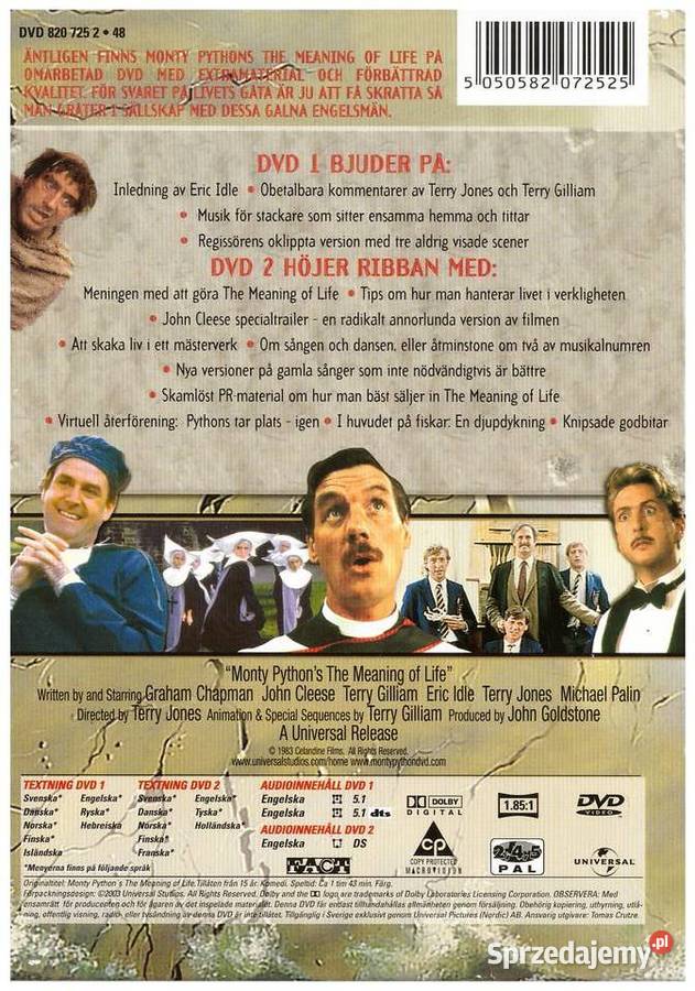 DVD The Meaning of Life Filmy Pułtusk sprzedam
