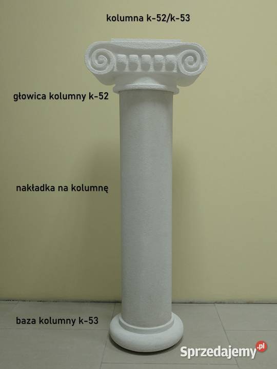 głowica kolumny ze styropianu k52 sztukateria Koszalin