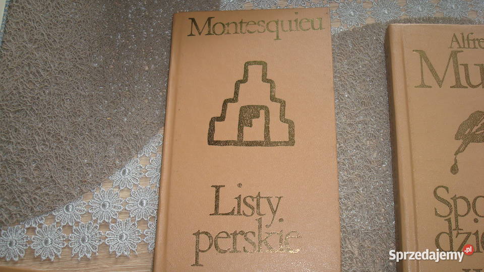 Listy perskie Montesquieu js Proza i poezja Kruszwica