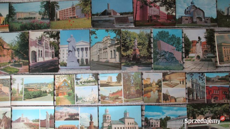 Smoleńsk pocztówki bez obiegu kartki pocztówki łódzkie Łódź sprzedam
