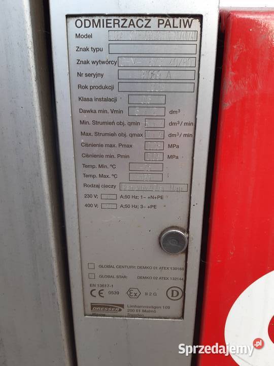 Dystrybutor Paliw 2 mazowieckie Konopki