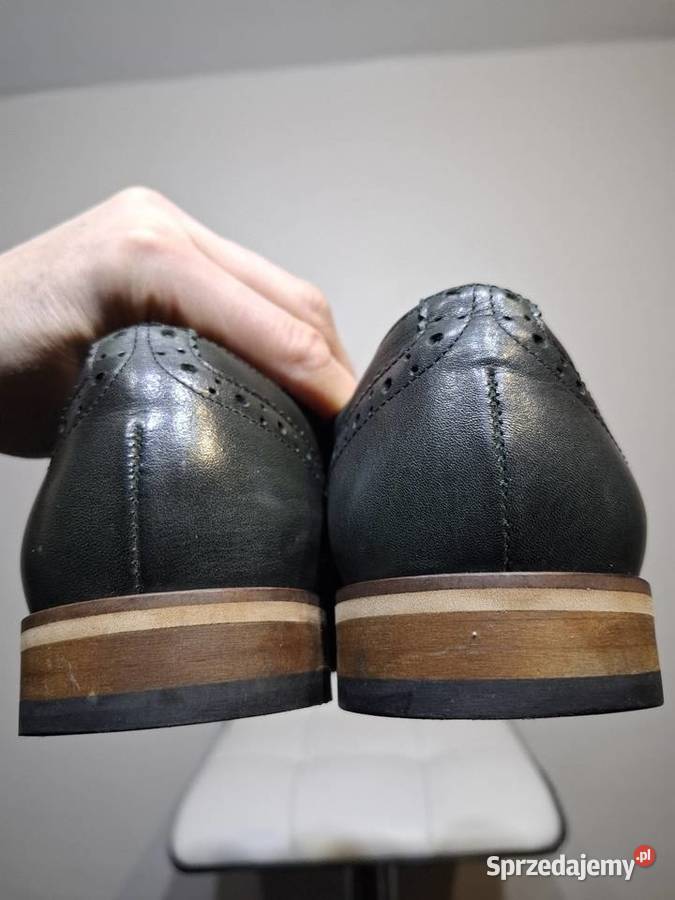 Badura 43 skórzane buty męskie monki eleganckie małopolskie
