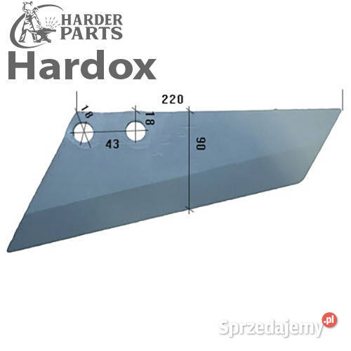 Lemiesz HARDOX 63421211L agregat ścierniskowy nieuszkodzony Suwałki