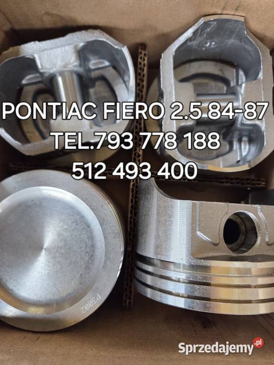 TŁOKI NOMINALNE KOMPLET PONTIAC FIERO 25 8488 R osobowe Kawnice