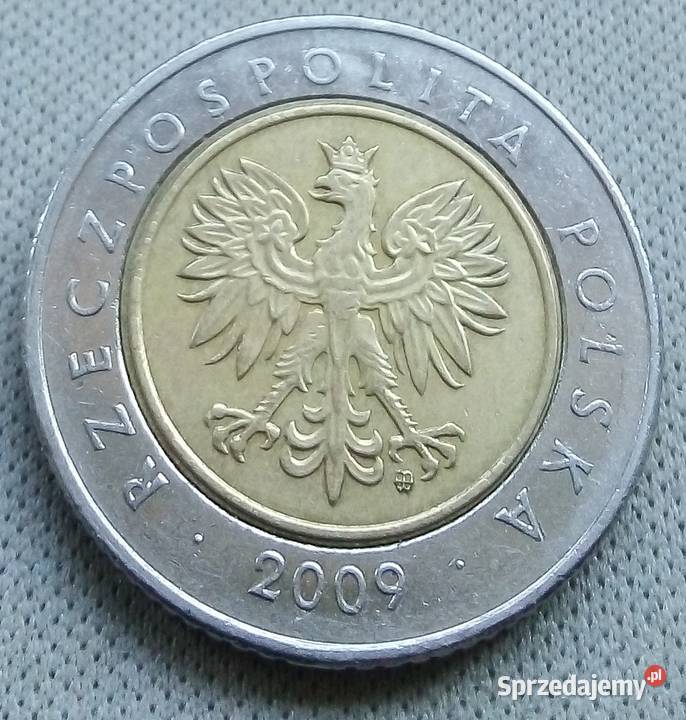 POLSKA5 2009 r CuNi B Al POSZUKIWANA Legionowo