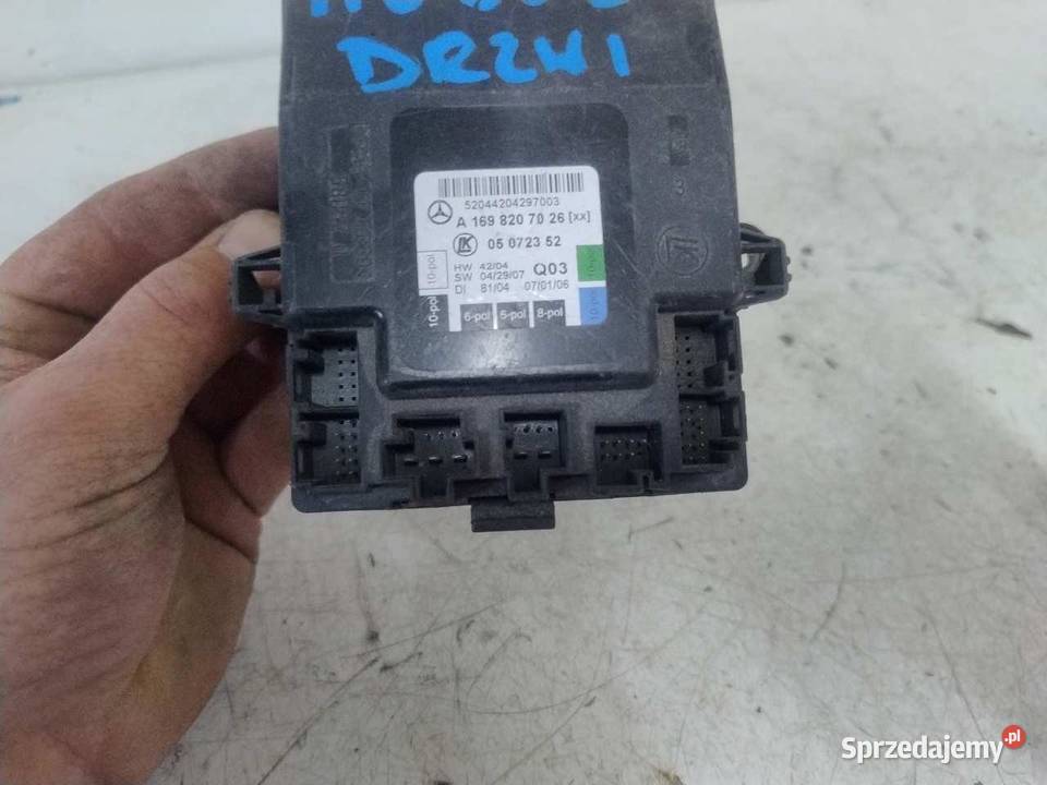 MODUŁ STEROWNIK DRZWI PRAWY PRZÓD MERCEDES B osobowe