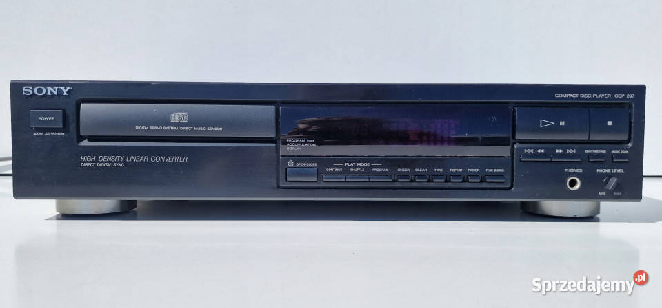 Cd player SONY 297 CDP297 odtwarzacz kompaktowy Międzychód sprzedam